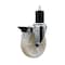 Service Caster 5'' Nylon Swivel 1-3/4'' Expanding Stem Caster with Brake SCC-EX20S514-NYS-PLB-134 - alternate 1